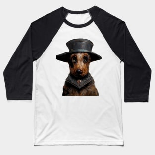 Dachshund in steampunk look, anthropomorphic Baseball T-Shirt